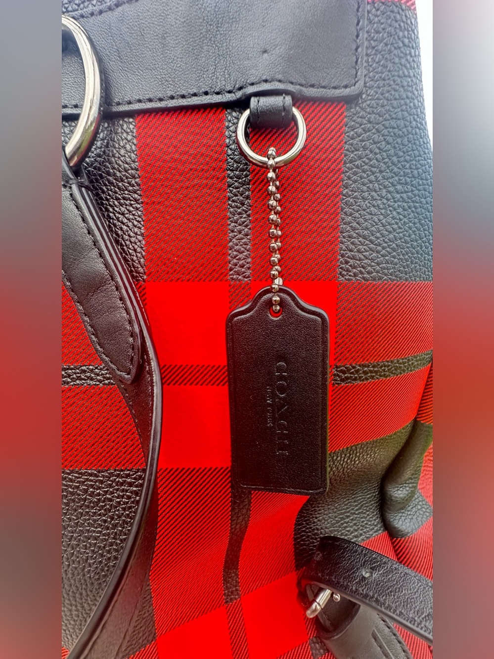 Coach Turnlock Tie Rucksack Backpack - Picture 5 of 16